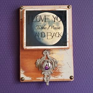 LOVE wall hanging/art hook